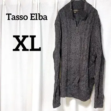 Tasso Elba [ XL ] 지퍼 스웨터 다크 그레이 남성용