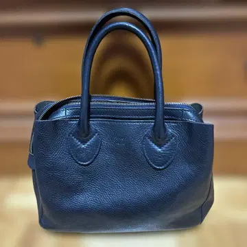 genlen 블랙 가죽 핸드백
