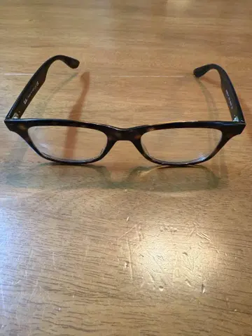 레이밴 보스턴형 안경 다크 브라운