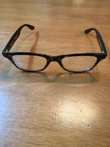 레이밴 보스턴형 안경 다크 브라운