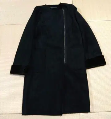 저널 스탠다드 페이크 무스탕 코트