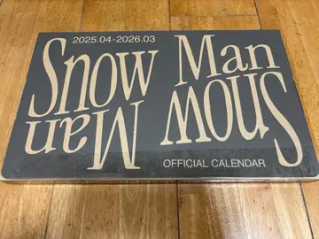 [ 미개봉 새상품 ] Snow Man Official Calendar