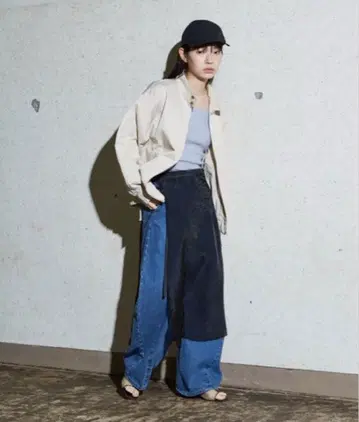 NOMINE 시어 랩 스커트