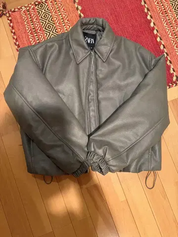 ZARA 라이더 퍼프 자켓