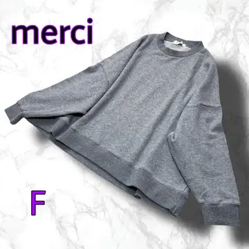 merci 메르시 맨투맨 풀오버 드롭 숄더 스트레치