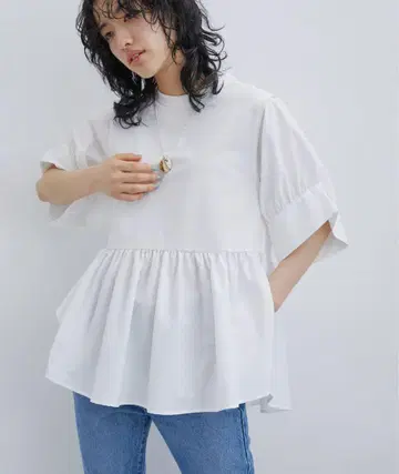 [ 지속가능성 세탁 가능 UV컷 ] 바운스 커프스 풀오버