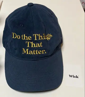 wick 캡 네이비