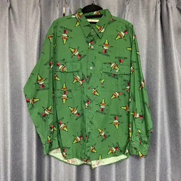 tapirs club 스나프킨 올 패턴 긴팔 셔츠 VINTAGE