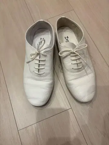 Repetto 화이트 레이스업 로퍼 37