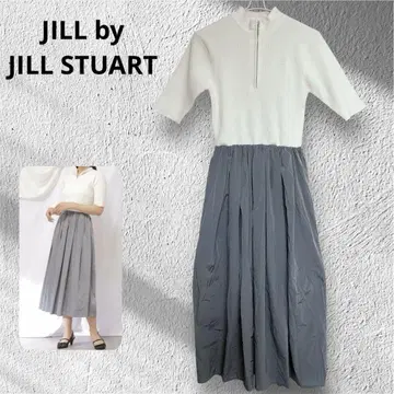 새상품급 질 바이 질 스튜어트 하프 지퍼 도킹 원피스 플레어