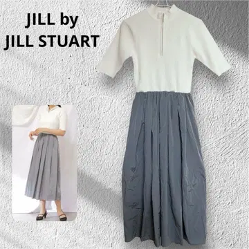 새상품급 질 바이 질 스튜어트 하프 지퍼 도킹 원피스 플레어