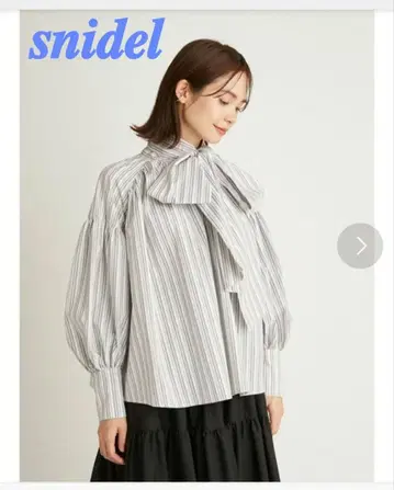 스나이델 리본 블라우스 프리 사이즈