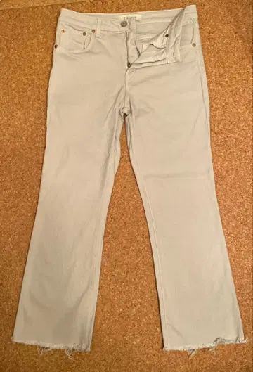 TRAVE 라이트 그레이 부츠컷 데님 29