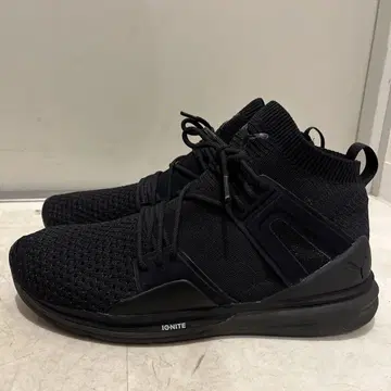 푸마 이그나이트 에보니트 블랙 스니커즈