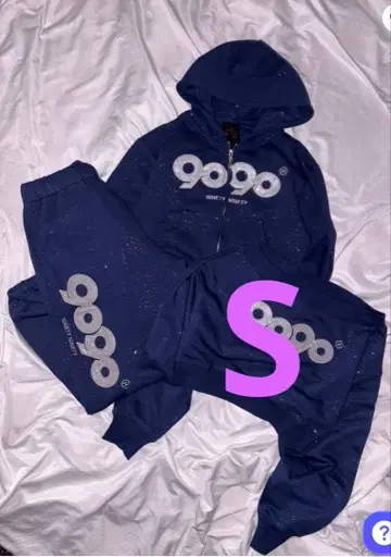 9090 girl OG 로고 글리터 셋업