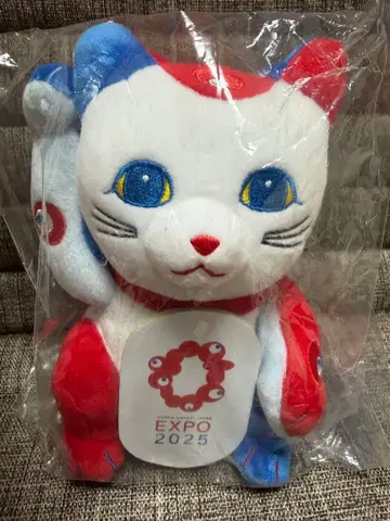 오사카 간사이 박람회 회장 한정판 마네키네코 미야쿠미야쿠 봉제 인형