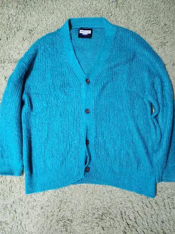 MAISON SPECIAL 터콰이즈 가디건