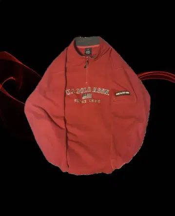 90s U.S. POLO ASSN. 하프 지퍼 트레이닝복 구제 의류
