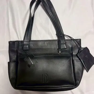 GENUNE LEATHER 토트백 블랙 made in japan