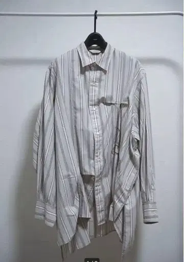 20aw 지에다 Jieda HAND STITCH STRIPE SHIRT