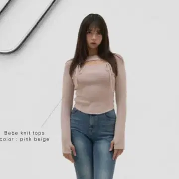 Andmary 앤드마리 bebe 니트탑