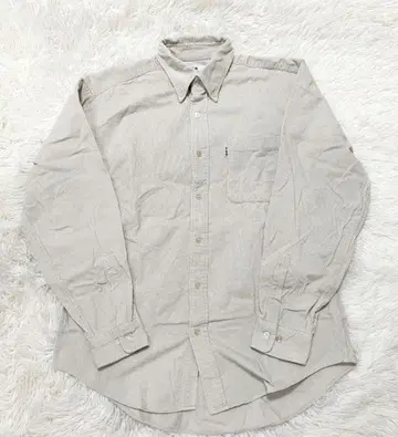 밴 재킷 아이보리 그레이지 코듀로이 버튼 다운 셔츠 L