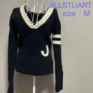 JILLSTUART 블랙 니트 스웨터 M