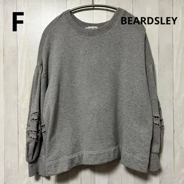 BEARDSLEY 소매 컷워크 자수 맨투맨 풀오버 F