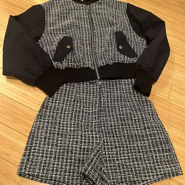 ZARA 트위드풍 셋업 자켓 & 팬츠