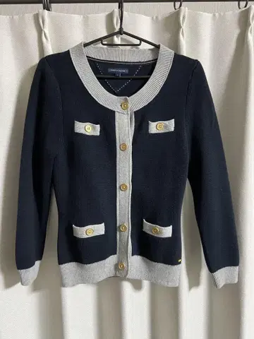 [ 새상품급 ] TOMMY HILFIGER 타미힐피거 네이비 가디건