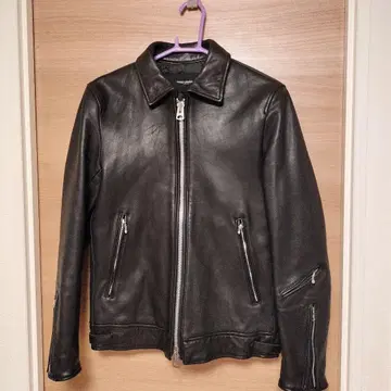 나노 유니버스 가죽 자켓 양가죽 램 가죽 블랙 안감 퀼팅