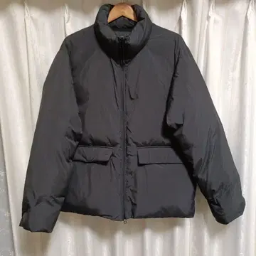 나노 유니버스 스탠드 퍼 블루종 다운 자켓 블랙