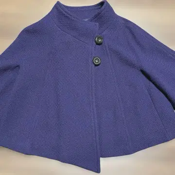 UNTITLED 퍼플 케이프 코트 사이즈 2
