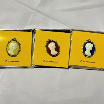 Mrs. GREEN APPLE 미세스 바벨탑 카메오 핀즈 3개 세트