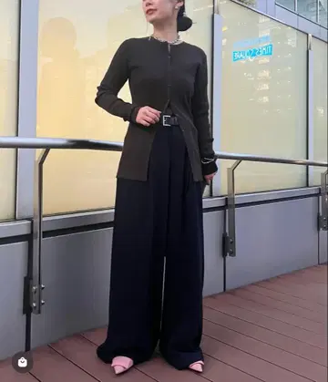 [ 25aw 택 포함 새상품 ] 스터링 루어 r 벨트 와이드 이지 팬츠