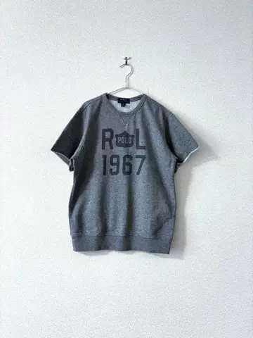 랄프 로렌 반팔 맨투맨 로고 1967 그레이 160