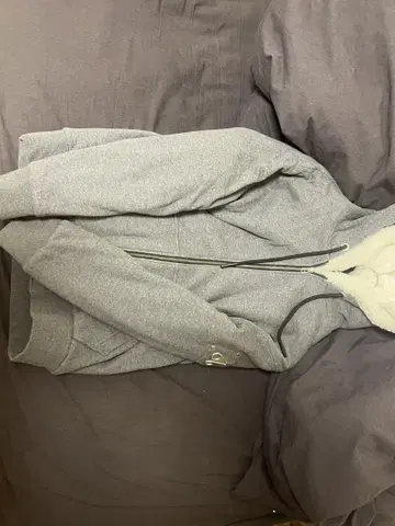 무스 너클스 그레이 후드티 L