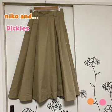 /400 니코앤드 디키즈 콜라보 베이지 치노 스커트
