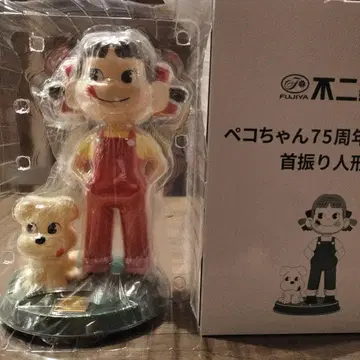 미개봉 새상품 후지야 페코짱 75주년 기념판 흔들 인형