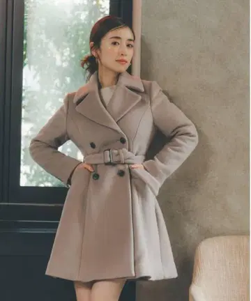 SNIDEL 핏&플레어 자켓 코트