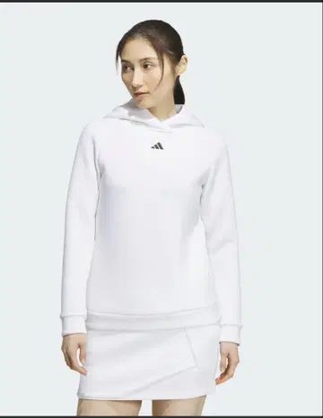 adidas 화이트 후드 부착 후드티 M 사이즈 후드티
