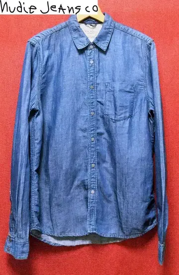 Nudie Jeans Co. 데님 긴팔 셔츠