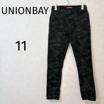 새상품급 UNIONBAY 카모 패턴 스키니 데님 팬츠 11