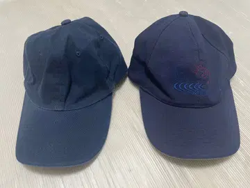 네이비 캡 2개 세트