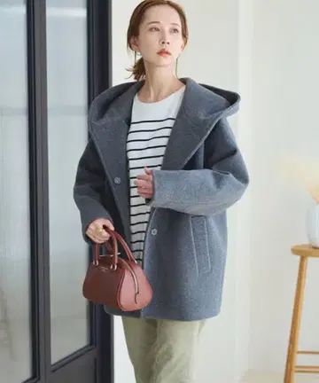 JOURNAL STANDARD 슈퍼 140 모사 후드 코트 38