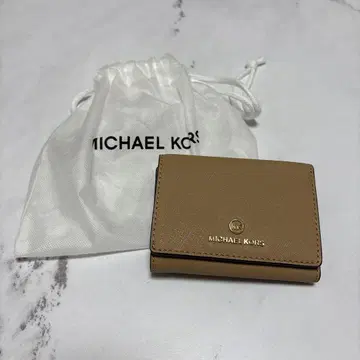MICHAEL KORS 3단 폴더형 지갑 베이지