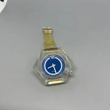 IMPEX. SWISS MADE. 플라스틱 수동 와인딩 시계
