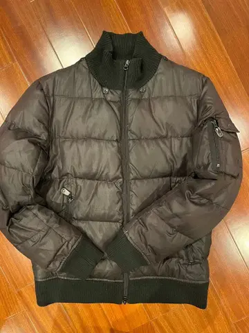 ABAHOUSE 블랙 다운 자켓