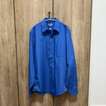 VANHEUSEN 밴휴젠 블루 셔츠