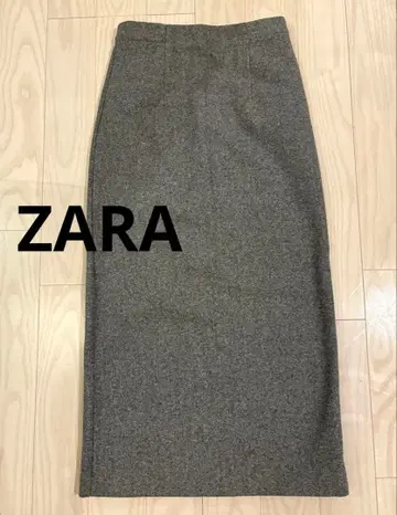 ZARA 스트레이트 플러시 미디 스커트 롱 스커트 26